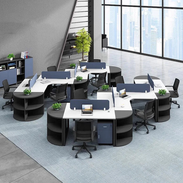 Modern Luxury Office Desk Laptop Standing Floor Supplies Computer Desks Executive Conference Mesa De Escritorio Home Furniture