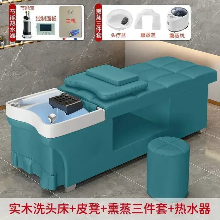 Water Circulation Shampo Chair Therapy Comfort Shower Head Massage Hair Wash Bed Lounge Silla Peluqueria Salon Furniture