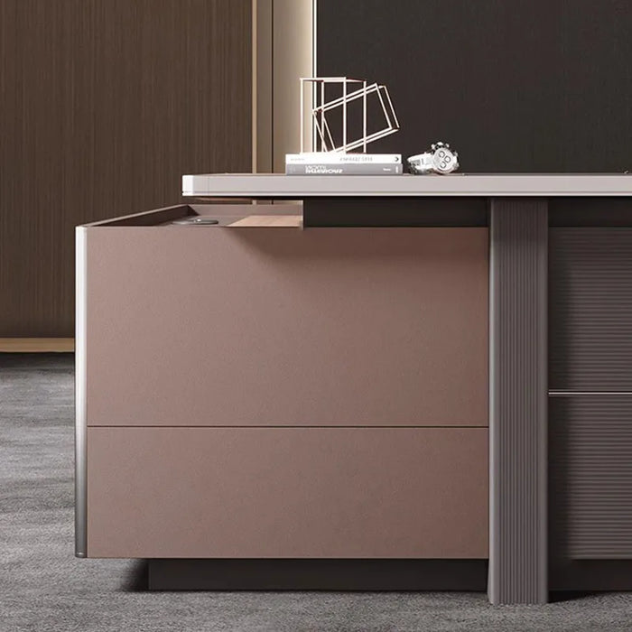 Luxury Standing Office Desk Living Room Drawers Conference Executive Computer Desks Floor European Mesa Escritorio Furniture
