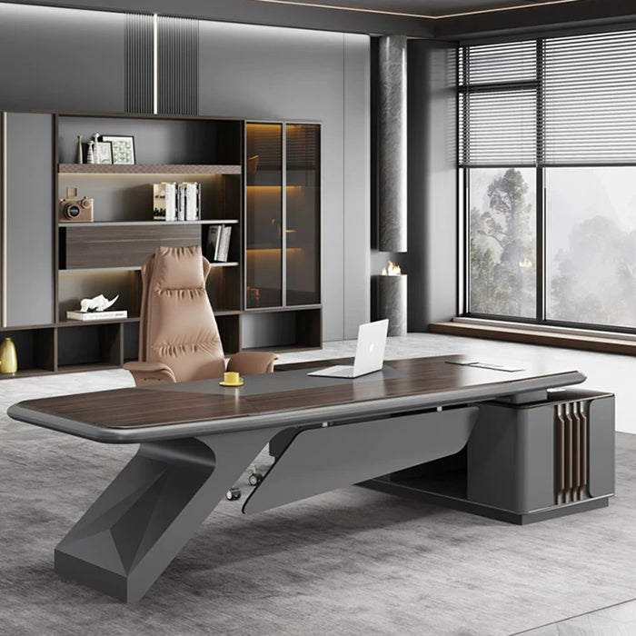 Desktops Standing Desk Organizer Reception Drafting Home Office Executive Desk Writing Escritorio Con Cajones Italian Furniture