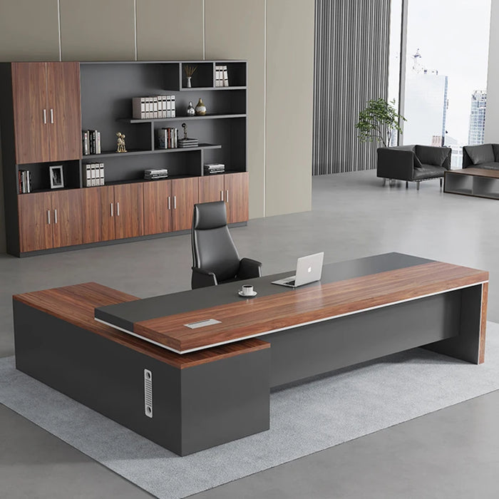 Boss Office Desk Combination Manager Supervisor Desk Designer Storage Business Minimalist Modern CEO Desk Office Furniture