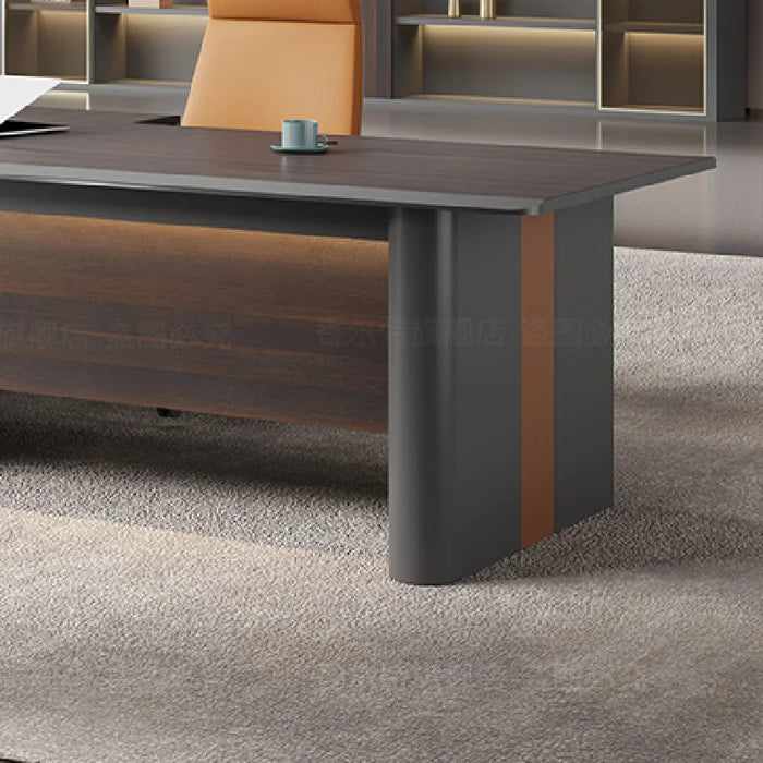 Corner Drawers Office Desk Conference Coffee Aesthetic Luxury Computer Office Desk Modern Escritorios De Oficina Furniture Desks
