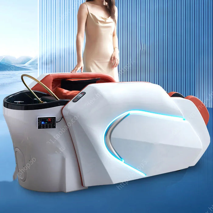 Electric Massage Bed, Shampoo, Fumigation And Flushing Bed, Fully Automatic Shampoo Bed Table De Massage Salon Furniture GY50MB