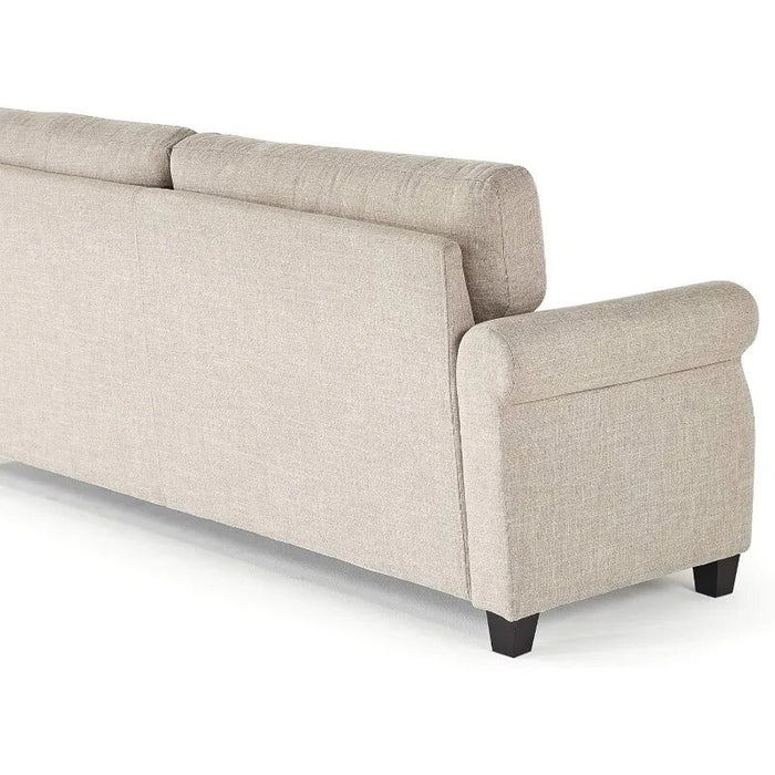 ZINUS Josh Sofa Couch, Easy, Tool-Free Assembly, Beige Living Room Furniture