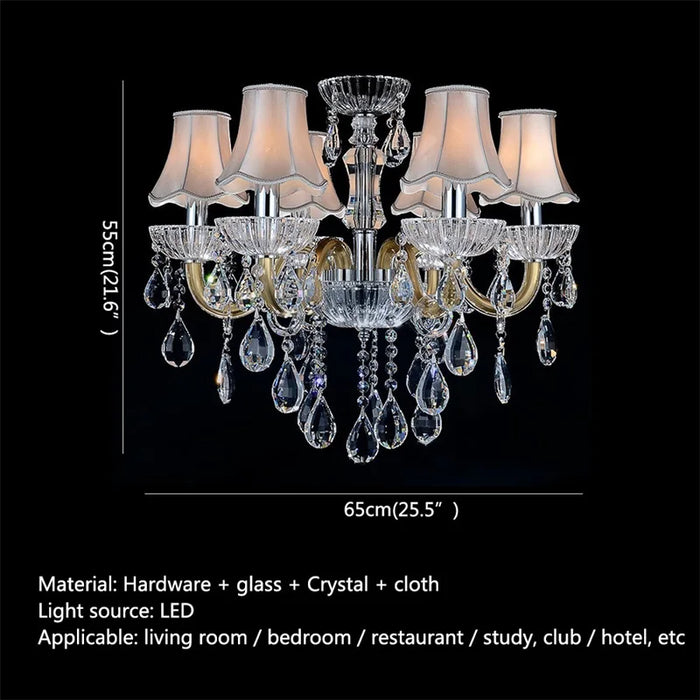 SOFITY European Style Chandelier Lamp LED Pendant Lighting Luxury Decorative Fixtures for Home Hall