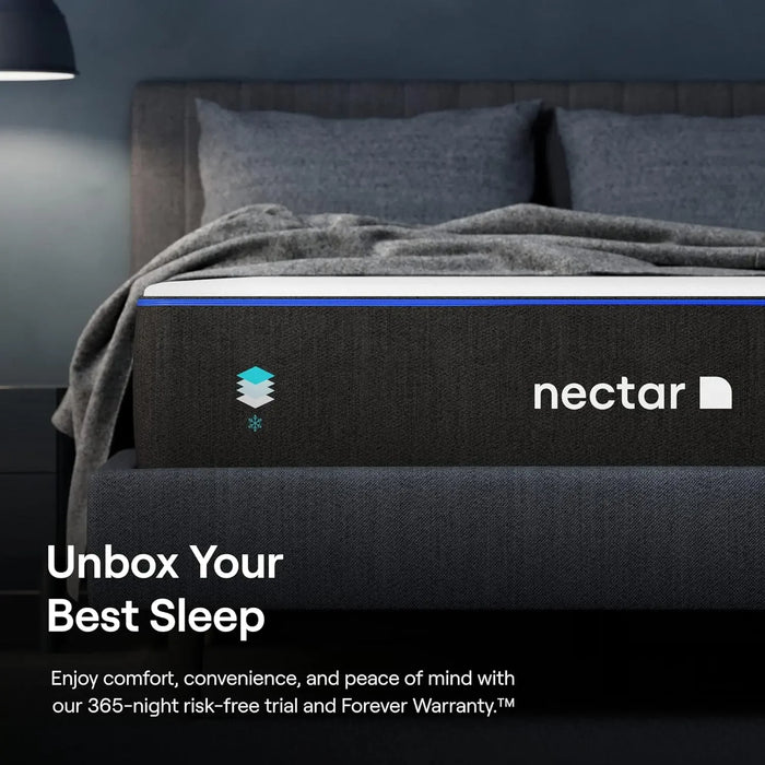 Premier Copper 14"" California King Mattress Medium Firm Gel Memory Foam  5 Layers of Comfort 365-Night Trial