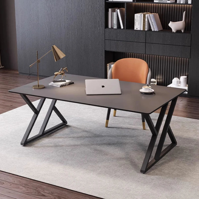 Study Simplicity Work Desk Boss Single Office Executive Modern Desk Reception Modern Escritorio Ordenador Work Furniture HD50WD