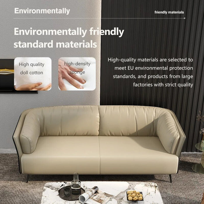Office sofa simple modern coffee table combination set business reception three-seater meeting waiting for rest