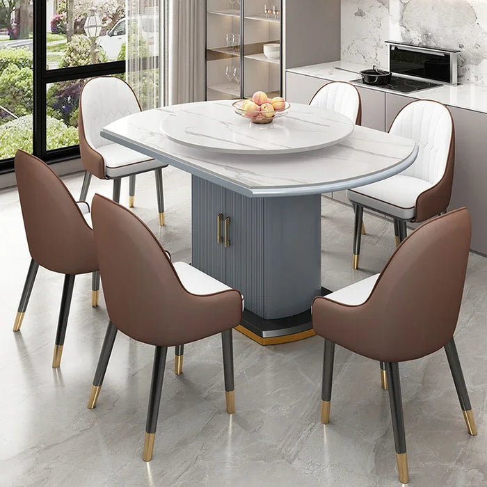 Nordic Dining Table Combination Living Room Home Square Table Modern Designer Luxury Muebles Para Cocina Kitchen Furniture