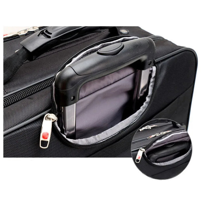 16 Inch Travel Soft Canvas Mini Suitcase With Wheels Carry On Trolley Rolling Laptop Luggage Bag Boarding Cabin Free Shipping