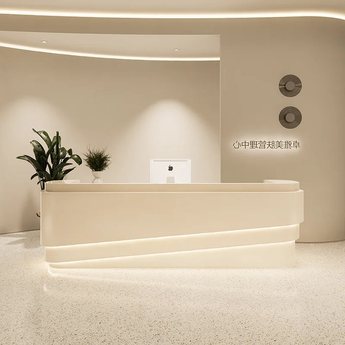 Mobile Supermarket Reception Desk Restaurant Modern Simple Salon Reception Desk Office Register Bancone Reception Bar Furniture