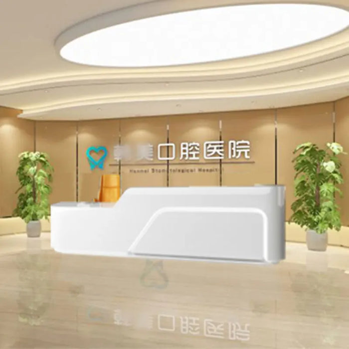 White Reception Desks Office Cashier Counter Store Luxury Desk Room Desk Study Display Balcao Para Salao De Beleza Furniture