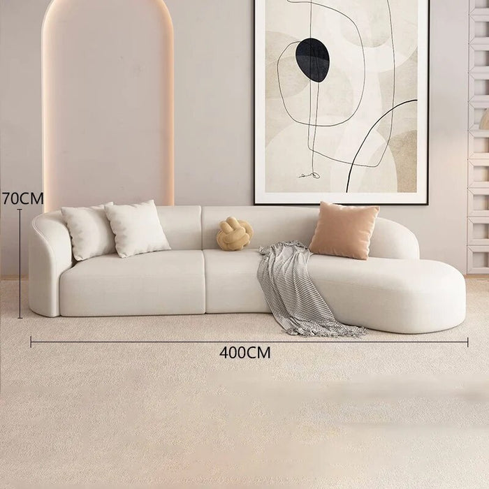 Modern Sectional Lazy Sofas Set Couches Garden Daybed Living Room Prefab House Armchairs Floor Chaise Lounges Home Furniture