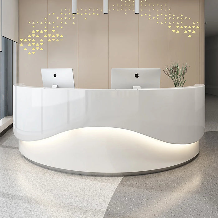 Counter Register Reception Desks Luxury Executive Modern White Reception Desks Closet Escritorios De Oficina Salon Furniture