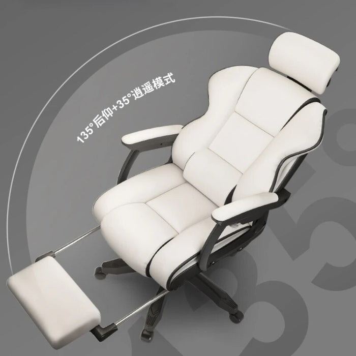 Lazy Student Office Chairs Esports Gaming Rotate Sedentary Office Chairs Comfort Computer Cadeira De Escritorio Furniture QF50OC