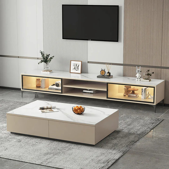 Luxury Tv Stand Wooden Drawers Storage Corner Wooden Display Console Tv Stand Entertainment Center Meuble Living Room Furniture