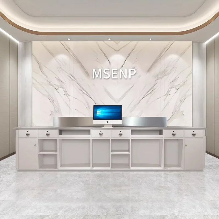 Executive Study Reception Desk Vanity Bar Counter Modern Study Small Front Reception Desks White Mesa De Escritorio Furniture