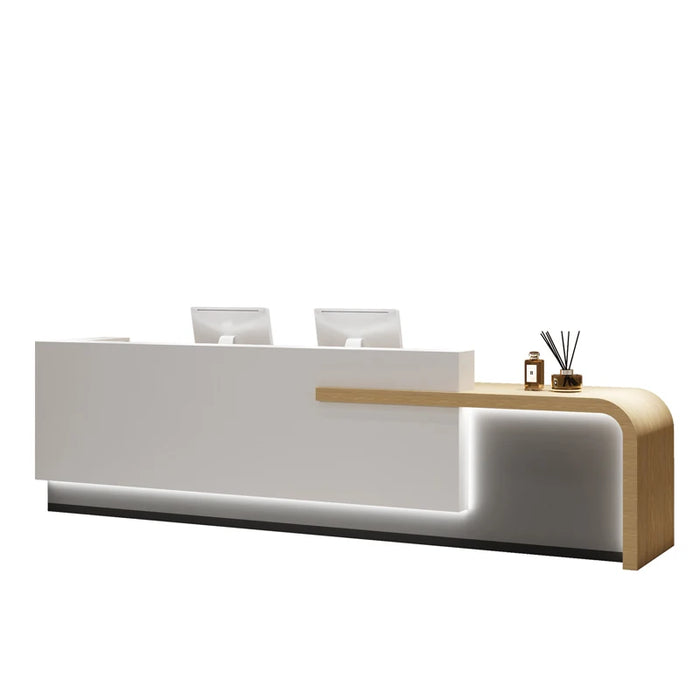 Console Gaming Reception Desk Office Standing Luxury Executive Reception Desk Computer Toonbank Receptie Office Furniture