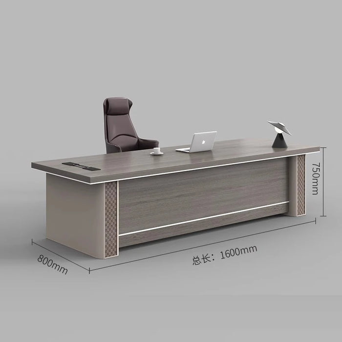 Boss Desk Simple Modern Combination Executive Desks And Chairs Manager Office Furniture Luxurious Office Desk Light Luxurious