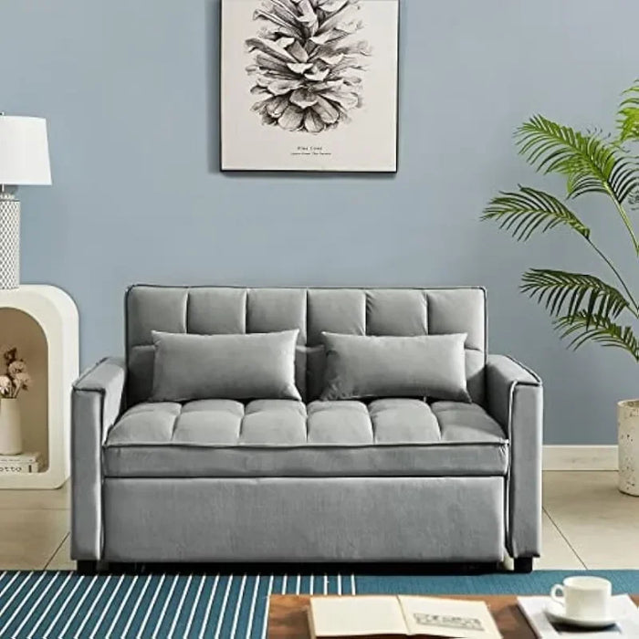 3 in 1 Convertible Sleeper Loveseat, Futon Sofa Couch With Pullout Bed ,Furniture for Living Room sofa bed  home furniture