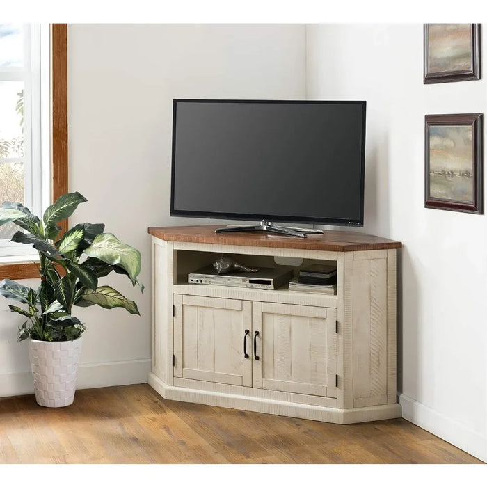 Tv Cabinet Living Room Cabinets Antique White and Honey Tobacco Stand for TVs Up to 80 Inches 70 Inch Table Tv Console Furniture