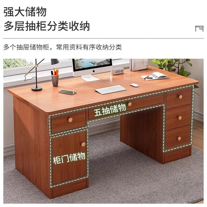 small Study computer desks Writing Storage Organizer modern computer desks with drawers console bureau meuble home furniture HY
