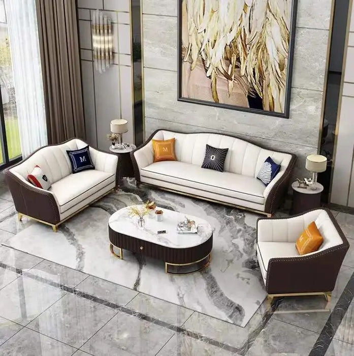 Modern Style Living Room Furniture Sofa Executive Luxury Sofa Set High Quality Leather Sofa