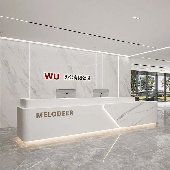 Cashiers Reception Desk Executive Beauty Counter Service Desk Church Pulpit Wooden Tocador Mueble Maquillaje Salon Furniture