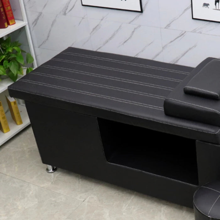 Head Equipment Water Salon Chairs Black Massage Hairdressing Shower Salon Chairs Beauty Lavacabezas Spa Furniture JY50SC