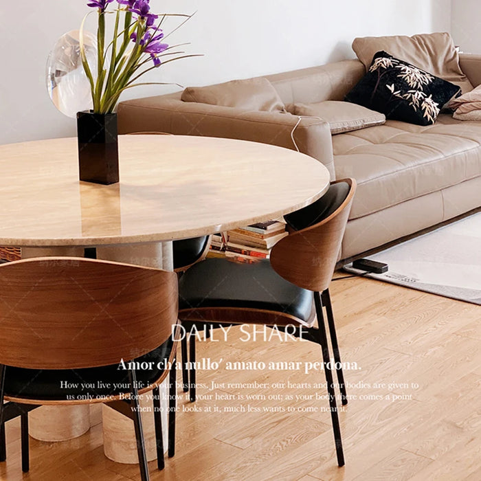 Modern Living Room Dining Chairs Wooden Luxury Italiano Ergonomic Dining Chair Computer Relaxing Meuble Maison Home Furniture GG
