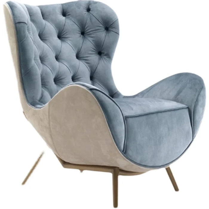 Industrial European Sofa Living Room Luxury Lounge Floor Designer Single Sofa Pink Armchair Lazy Canape Salon Bedroom Furniture