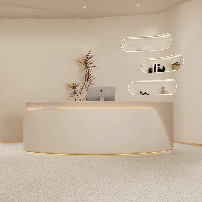Beauty Cashier Reception Desk Office Front Retail Shop Executive Reception Desk Supermarket Mostrador Oficina Furniture HDH