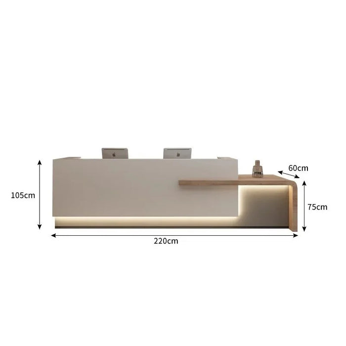 Modern Checkout Reception Desks Office Church Lectern Pulpit Reception Desks Futuristic Bureau Meuble Minimalist Furniture
