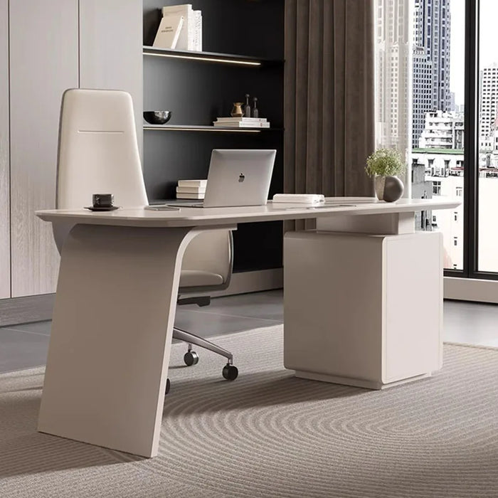 Console Executive Office Desks Mainstays Standing Corner Wooden Writing Storage Executive Luxury Bureau Meuble Desk Accessories