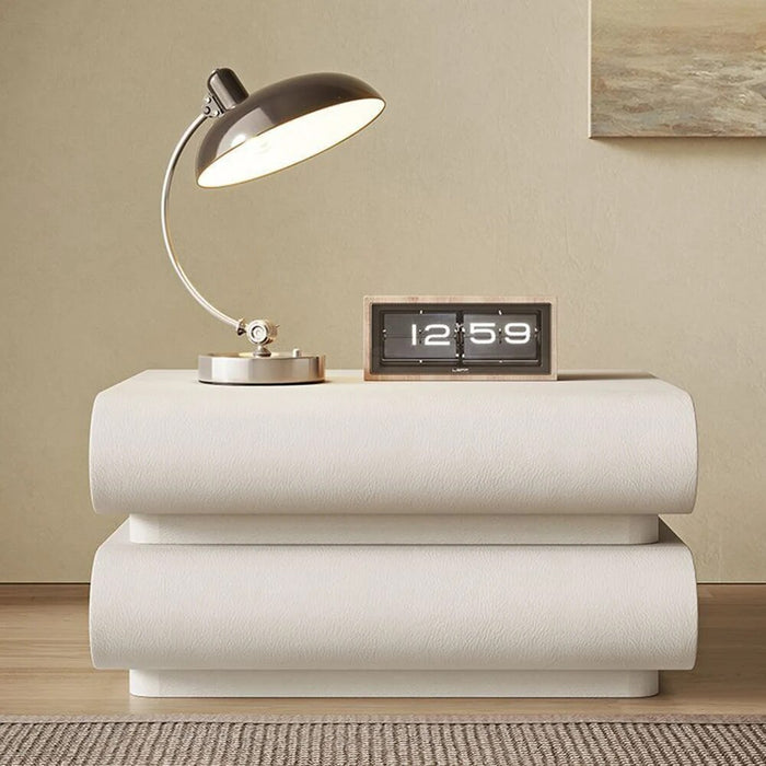 Dressers Mobile Bedside Microfibrous Three Drawer Solid Wood Table Skin Pine Nightstands Minimal Household Bedroom Furniture