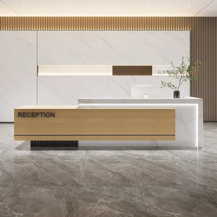 Commercial Front Reception Desks Display Shelves Supermarket Reception Desks Counter Computer Balcao De Loja Furniture Counter