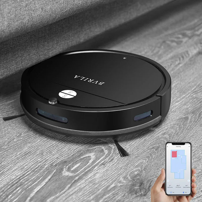 Robot Vacuum Cleaner Sweeper APP Remote Control Wet Mop Water tank Auto-Recharge Scheduled Timing Cleaning Home appliance Helper