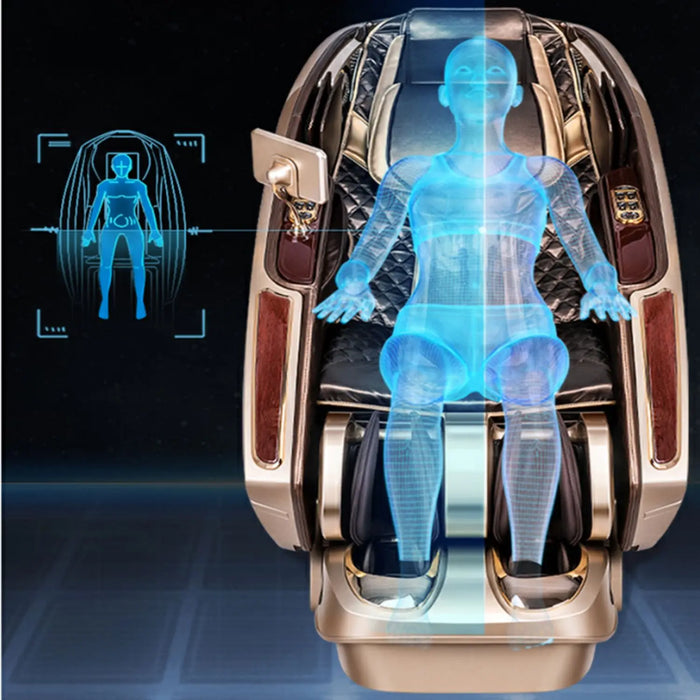 massage chairs full body zero gravity 3 Year Warranty 3D Office Chair 4d AI voice body detection massage chair SL track massage