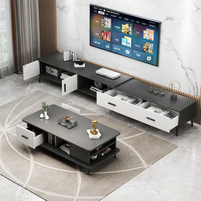 Dresser Rack TV Stands Nordic Drawers Storage Floating TV Stands Cabinet Shelves Mobili Per La Casa Living Room Furniture WJ20XP
