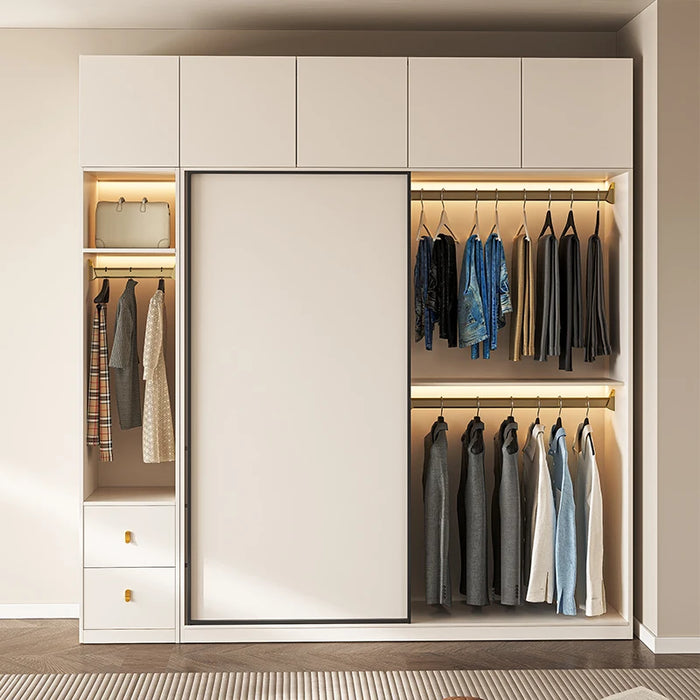 Luxury Nordic Wardrobes Clothing Rack Dressers Display Hanging Wardrobes Apartment Free Shipping Guarda Roupa Furniture Bedroom