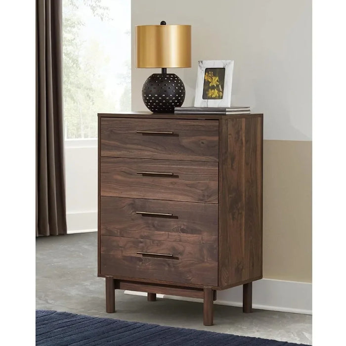 Dresser Burnished Pulls Dark 6 Wood Dressers & Chests of Drawers Gold Knobs Storage Drawer
