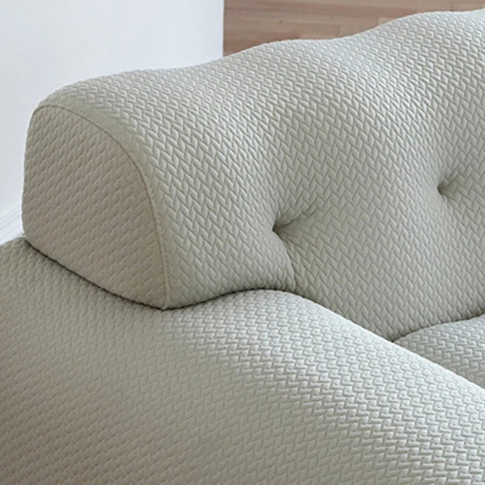 Italian Minimalist 3d Fabric L shaped Corner Sofa Designer Nordic Square High end Luxury Big Sofa Set Living Room Furniture