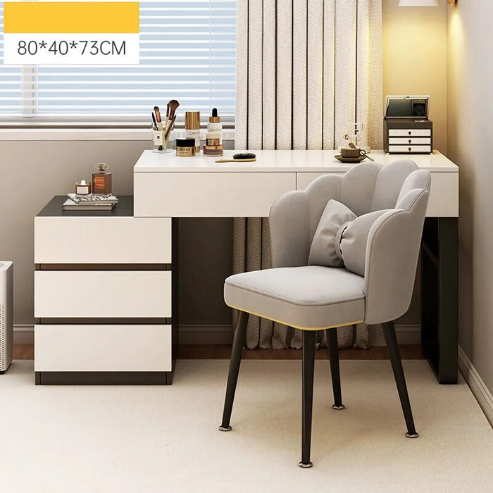 Led Chair Lacquer Dressing Table Container Nordic Comfortable Dressing Table Dressers Bedroom Tocador Maquillaje Home Furniture
