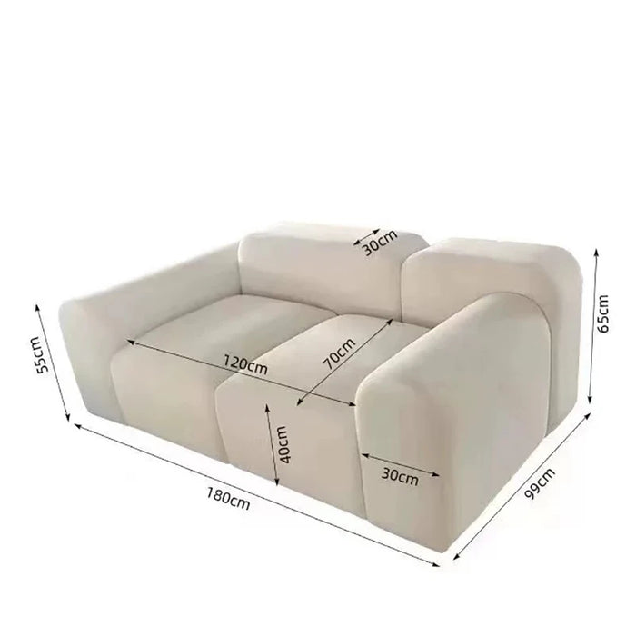 White Bed Living Room Sofas Convertible Modern Luxury Longue Sofas Lazy Corner Individual Fauteuil Salon Living Room Decoration