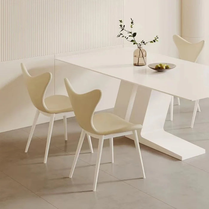 Unique Fashion Dining Table Luxury Designer Scratch Protector Center Dining Table White Office Mesas De Jantar Home Furnitures