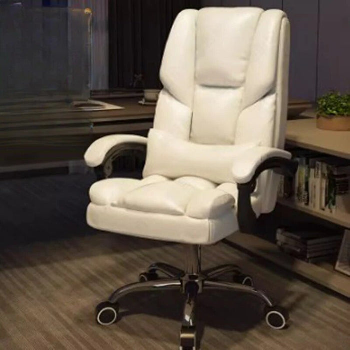 Leather Executive Relax Office Chair Fancy Comfortable Blue Lazy Ergonomic Office Chair Gaming Comfy Silla De Oficina Furniture
