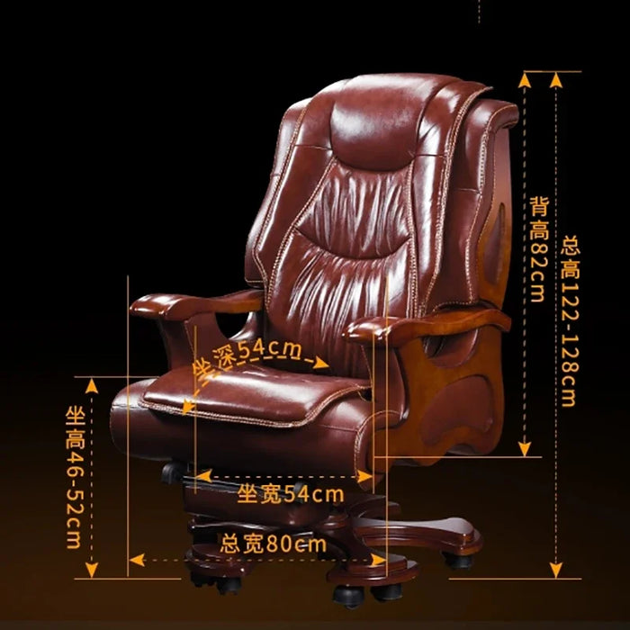 Modern Ergonomic Office Chairs Computer Armchair Designer Recliner Leather Chair Lounge Italian Swivel Fauteuil Home Furniture