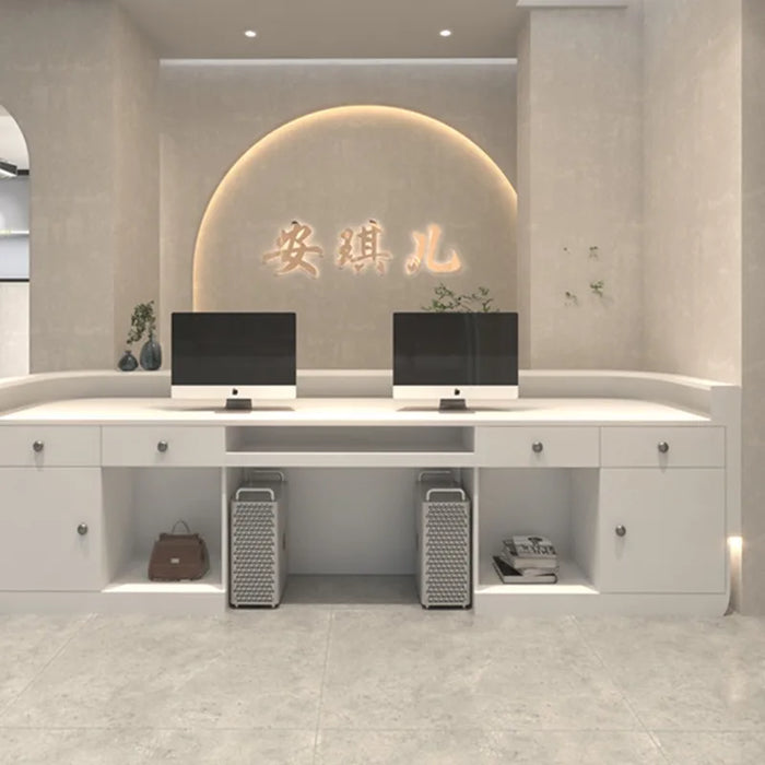 Bar Office Reception Desks Register Front Luxury Salon Checkout Counter Reception Desks Beauty Mesa Escritorio Modern Furniture