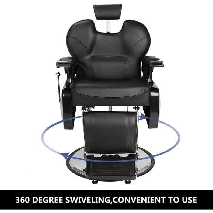 All Purpose Hydraulic Barber Chair Recline 360 Degree Swivel Height Adjustable Heavy Duty Hairdresser Chair Beauty Salon Spa