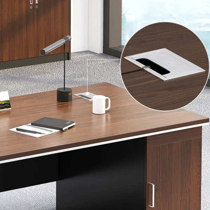 Workbench Combination Office Desks Employee Desktop Boss Computer Office Desk Modern Household Escritorios Work Furniture QF50OD
